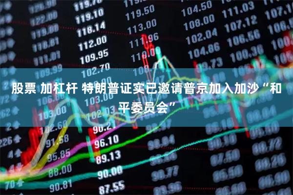 股票 加杠杆 特朗普证实已邀请普京加入加沙“和平委员会”